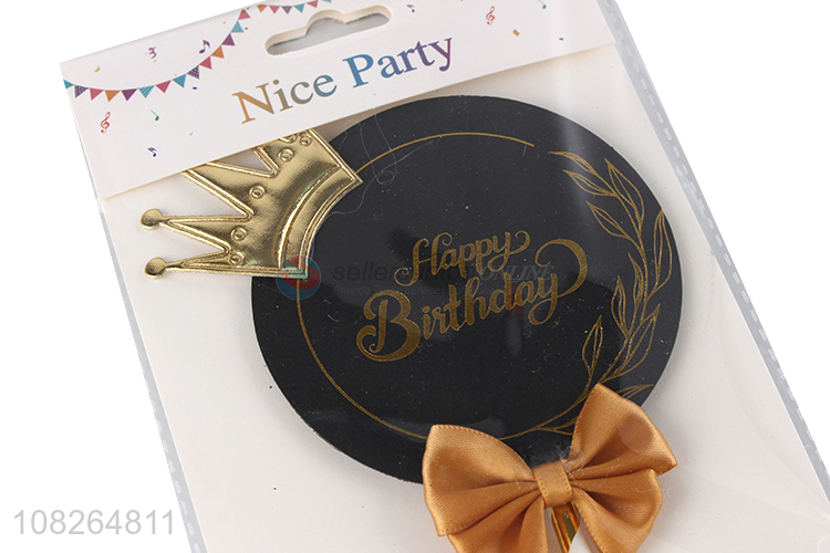 Cute design happy birthday cake decoration cake topper for sale