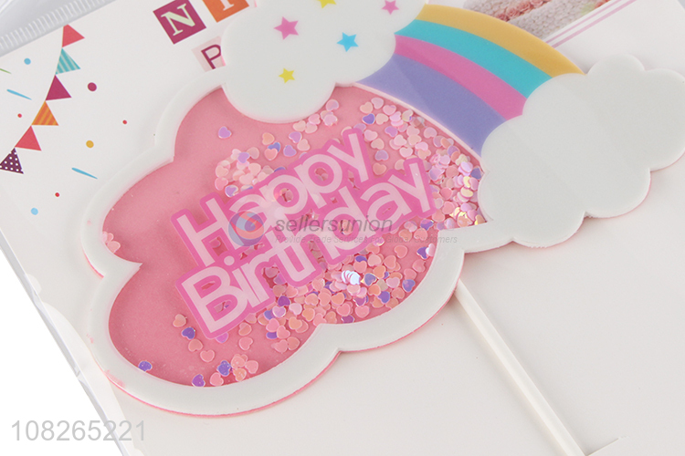Factory direct sale cute children birthday cake topper wholesale