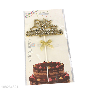 High quality birthday cake decoration cake topper for sale