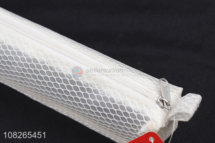 New products transparent pencil bag zipper stationery bag