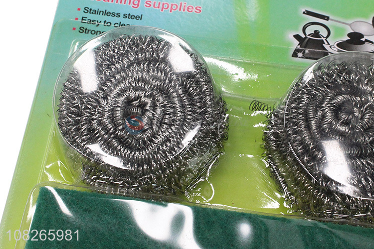 Best Selling Steel Wire Ball Cleaning Sponge Set