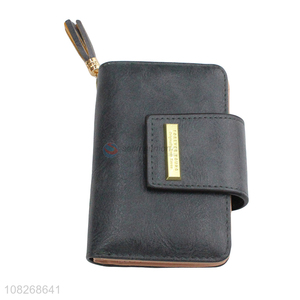 China supplier pu leather <em>women</em> clutch <em>wallet</em> female card holder