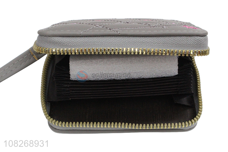 China imports fashion women bifold wallet ladies wallet card holder