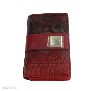 Wholesale faux leather crocodile wallet ladies clutch purse card case