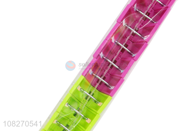 High Quality Plastic Clothes Pegs Colored Clothespin Set