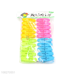 Delicate Design Plastic Clothespins Colored Clothes Peg