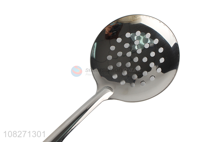 Factory wholesale creative long handle slotted spoon