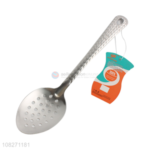 New products silver dinner spoon creative sharp colander