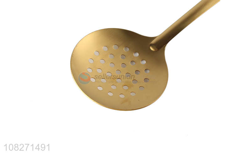 Good price stainless steel colander slotted ladle wholesale