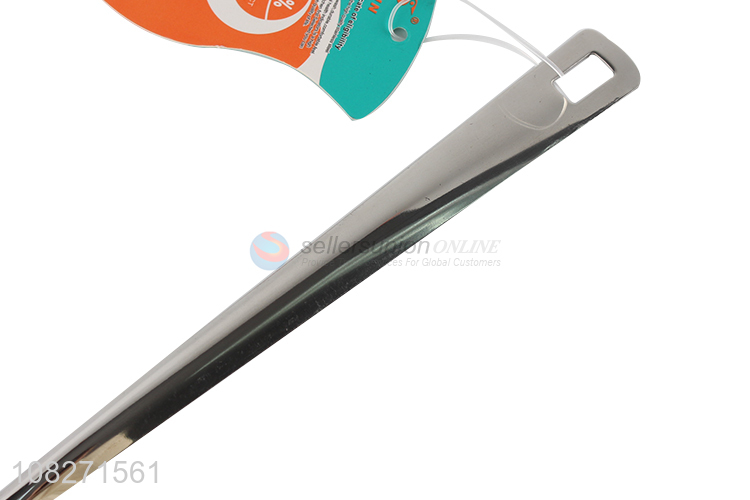 Best selling long handle stainless steel slotted ladle