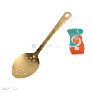 High quality creative pointed slotted ladle dinner spoon