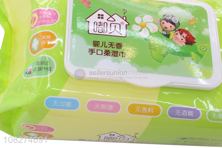 Hot Selling Baby Non-Scented Hand And Mouth Cleansing Wipes