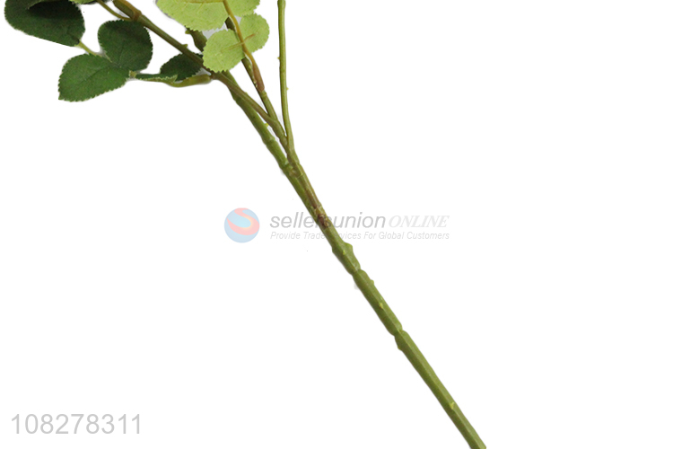 Online wholesale artificial rose plastic fake flower for garden