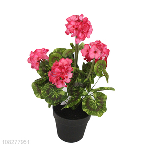 Wholesale price artificial begonia ornament floor-standing bonsai