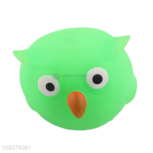 New arrival soft cartoon owl squishies toy depression toy for kids