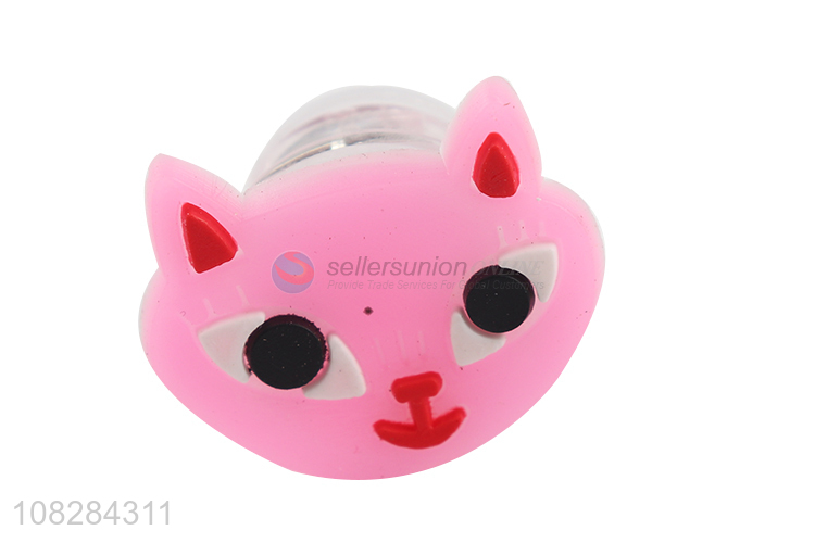 Cute Fox Flash Finger Ring Toy Kids Glowing Toys