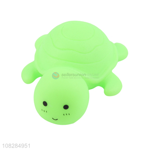 Good wholesale price creative fluorescent green turtle vent toy