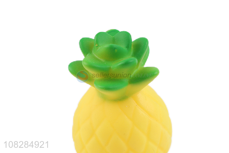 Good quality pineapple shape soft squeeze toy vent toys