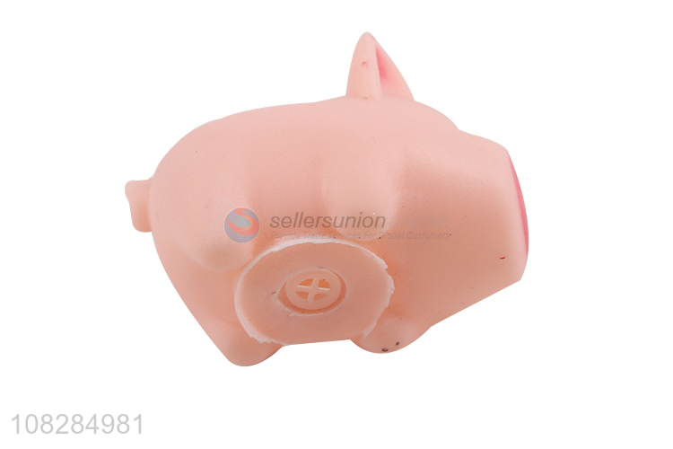 Yiwu supplier cute pig vent toy kids bath toy squeeze toy