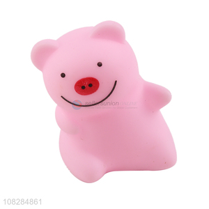 Yiwu market pink cartoon pig toy cute animal vent toys