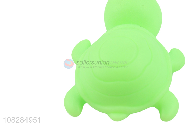 Good wholesale price creative fluorescent green turtle vent toy