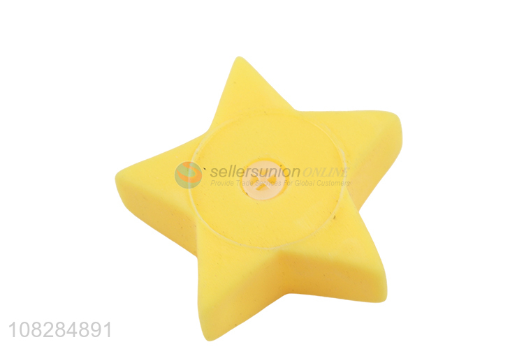 Online wholesale yellow pentagram vent toy mini slow rebound toy
