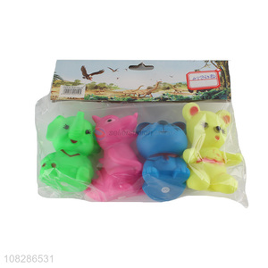 Factory price cartoon animal toy cute kids toy set
