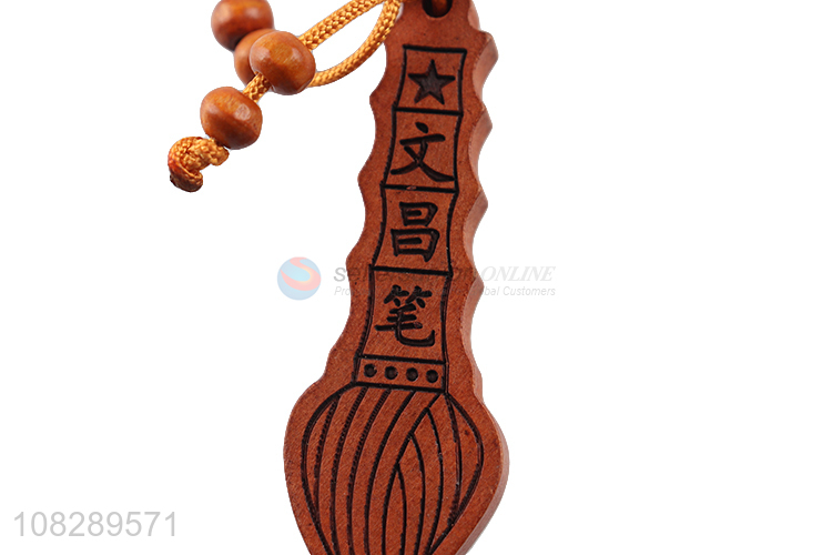 Top quality engraving wooden keychain key ring for daily use