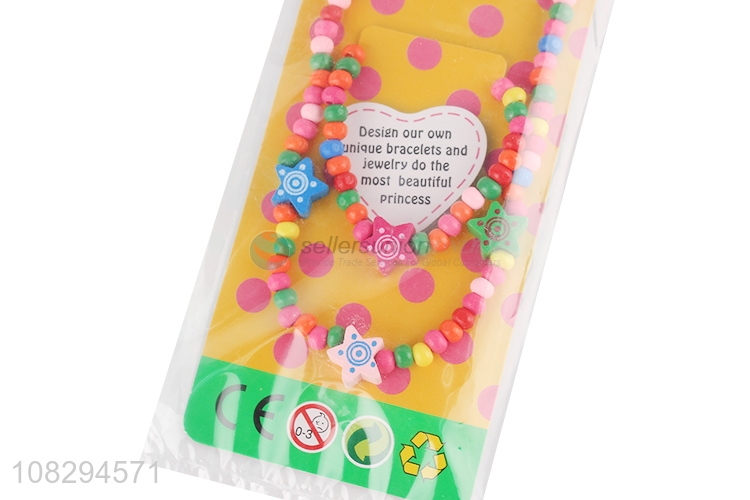 New arrival kids beaded necklace toddlers costume jewelry gift
