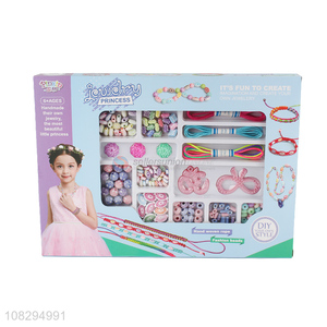 China imports girls kids crafts jewelry making kit DIY bead set