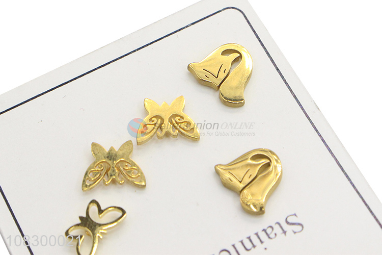 Cute Butterfly Shape Ear Stud Trendy Stud Earrings