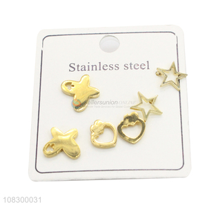 Custom Stylish Stainless Steel Ear Stud Fashion Accessories