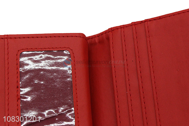 China imports chic long wallets pu leather trifold wallets