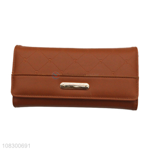 Good price women trifold purses clutch wallets card organizer