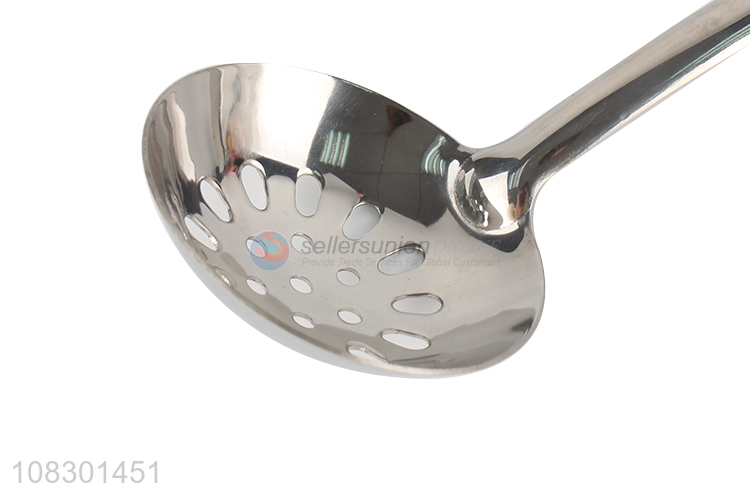 Most popular kitchen utensils durable slotted ladle spoon