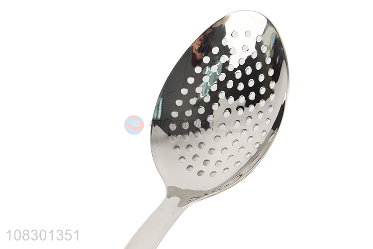 Top selling stainless steel slotted ladle spoon wholesale