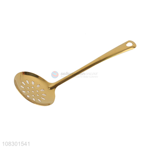 Factory supply household kitchen utensils slotted ladle for sale