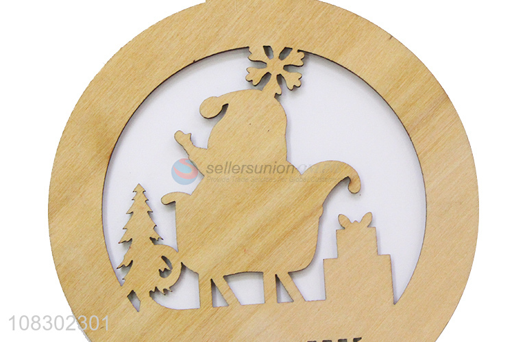 Online wholesale wooden ornaments Christmas party decoration