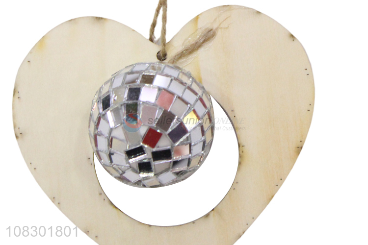 Good price wooden hanging ornament home Christmas decoration