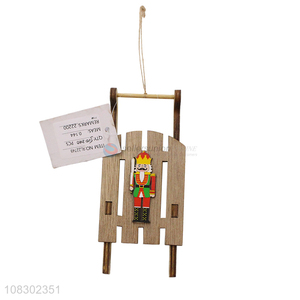 Factory price wooden hanging decoration party pendant