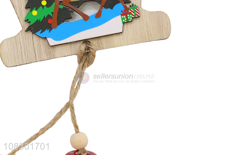 Factory price Christmas hanging decoration wooden home pendant
