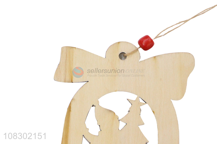 Factory wholesale home wooden wall pendant Christmas decorations