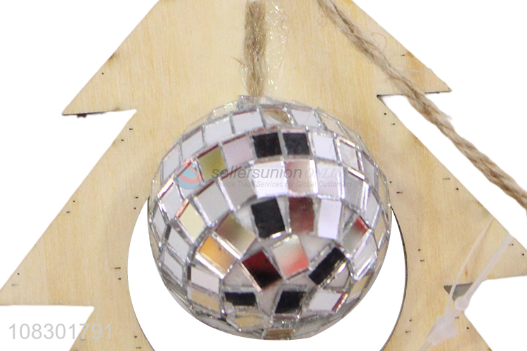 Hot selling festival hanging wooden ornaments for Christmas decor