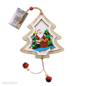 New products wooden hanging ornament for Christmas party