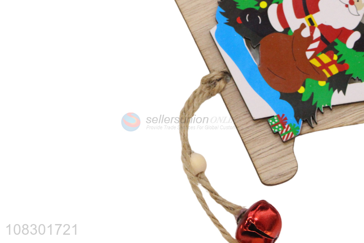 High quality Christmas hanging wooden ornaments for sale