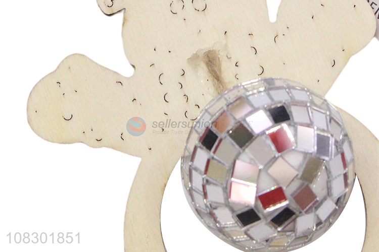 Hot products wooden pendant christmas party decoration for sale