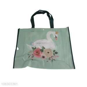 New design cartoon printed fashion tote shopping bag for sale