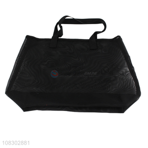 China factory black nylon eco-friendly shopping bags