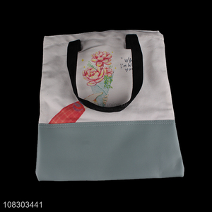 China wholesale reusable folding tote shopping bag for daily use
