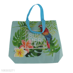 Factory wholesale fashion girls reusable tote shopping bag
